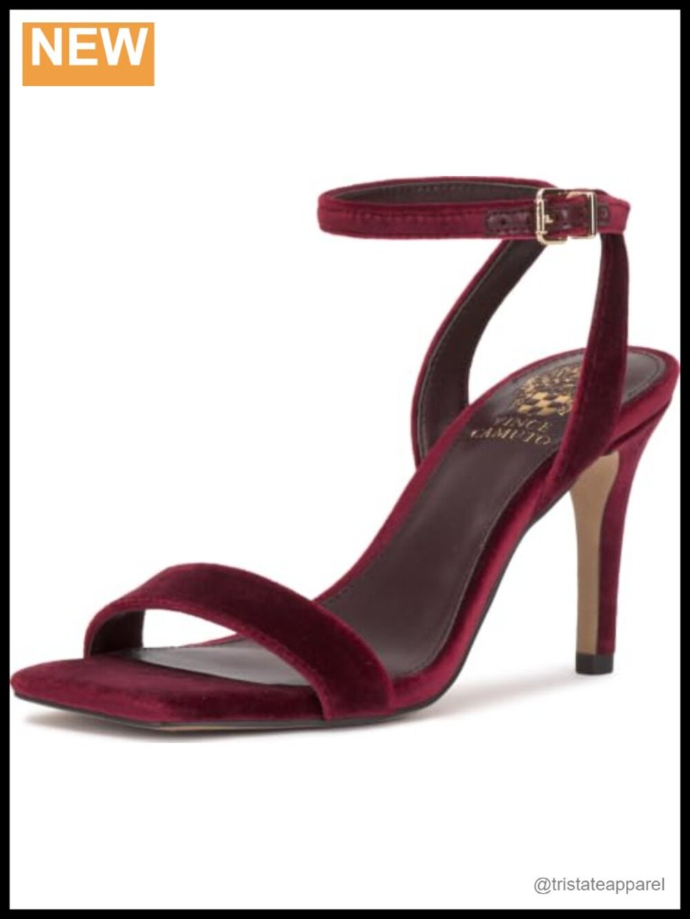 Ankle Strap Stiletto Heeled Sandals Open Square Toe 3.5 Inch Platform